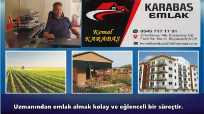 Boyabat'ta ev, daire, dükkan veya diğer tüm gayrimenkul alım, satım