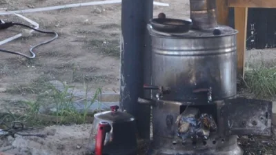 Boyabat'ın Günpınar köyü kırsalında, ormanlık alanda kesim işinde çalıştığı belirtilen