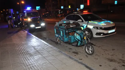 Boyabat Saraydüzü kavşağı yakınlarında meydana gelen trafik kazasında bir yaşlı