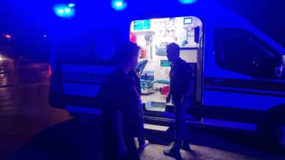 Sinop'ta, akşam saatlerinde meydana gelen trafik kazasında, bir elektrikli bisikletin