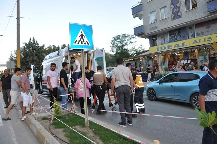 Boyabat'ta, Adnan Menderes Bulvarı üzerinde bulunan yaya geçidinde meydana gelen