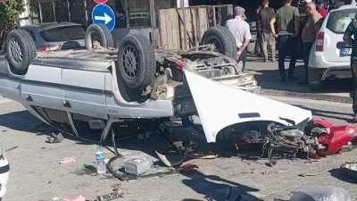 

Boyabat'ta trafik kazaları durulmak bilmiyor. Son olay, Boyabat istikametinden Sanayi