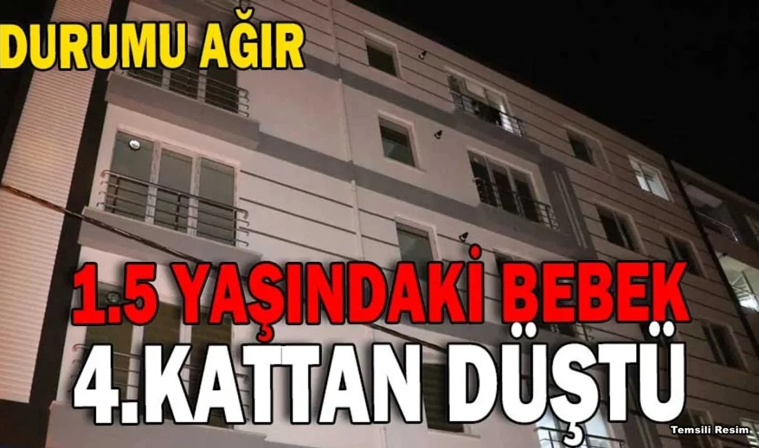 Durağan'da yürekleri ağza getiren bir kaza yaşandı. 1.5 yaşındaki Mustafa