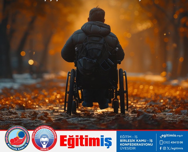 3 Aralık Dünya Engelliler Günü dolayısıyla Sinop Eğitim-İş Sendikası Sinop