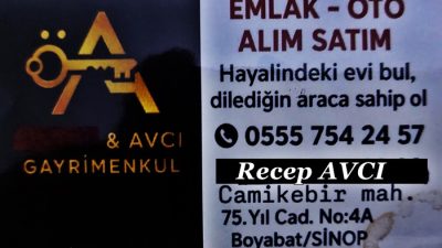 Boyabat’ta emlak ve oto alım satım hizmeti arayanların adresi Özgür