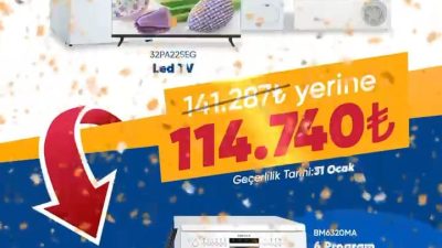Profilo dev kampanya ile beyaz eşya ve elektronik ürünler tek