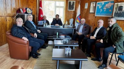 THK Sinop'tan Salih Aykut Özçelik'e tebrik ziyareti! Türk Hava Kurumu