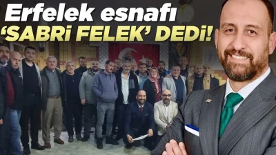 Erfelek Esnaf ve Sanatkarlar Odası olağan genel kurulunda Sabri Felek