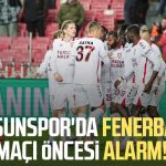 samsunsporda fener maci oncesi alarm sinop boyabat