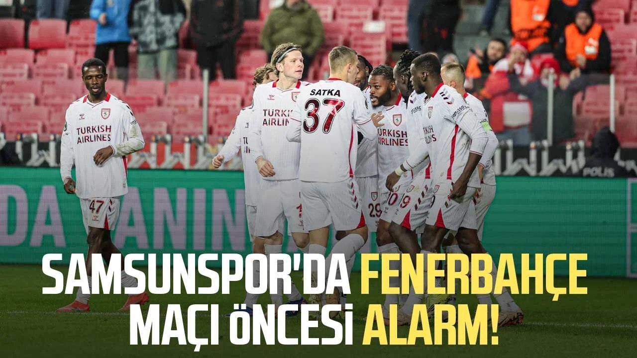 Samsunspor’da Gaziantep FK maçı öncesi 5 oyuncu sarı kart sınırında.
