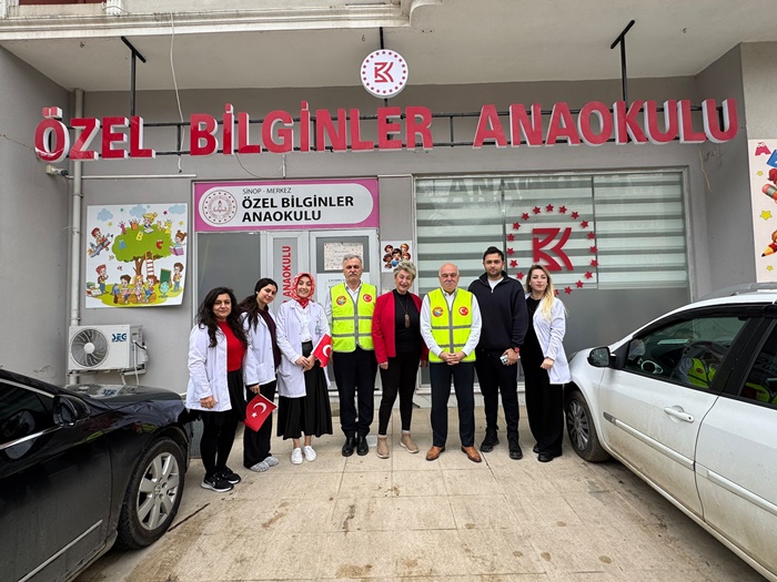 THK Sinop Şube Başkanı Atilla Tezin, Başkan Yardımcısı Hakan Şimşek