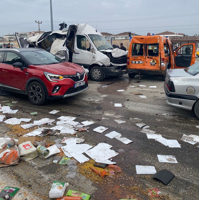 samsun vezirkopru tir trafik kazasi son dakika