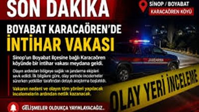 Boyabat ilçesine bağlı Karacaören Köyü’nde yaşanan olay bölgede üzüntüye neden