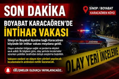 Boyabat ilçesine bağlı Karacaören Köyü’nde