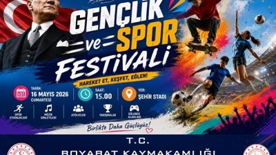 Boyabat’ta Gençlik ve Spor Festivali Coşkusu YaşanacakBoyabat Gençlik ve Spor