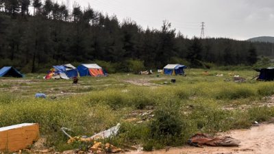 Sinop’un Boyabat ilçesinde etkili olan ani ve şiddetli sağanak yağış,