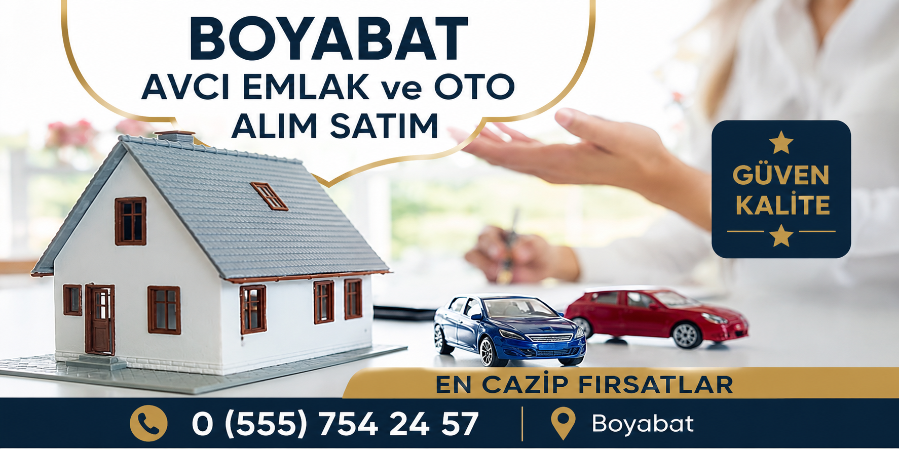 Boyabat’ta gayrimenkulde doğru yatırımın kapılarını aralamak ve araç alım-satımında güvenli