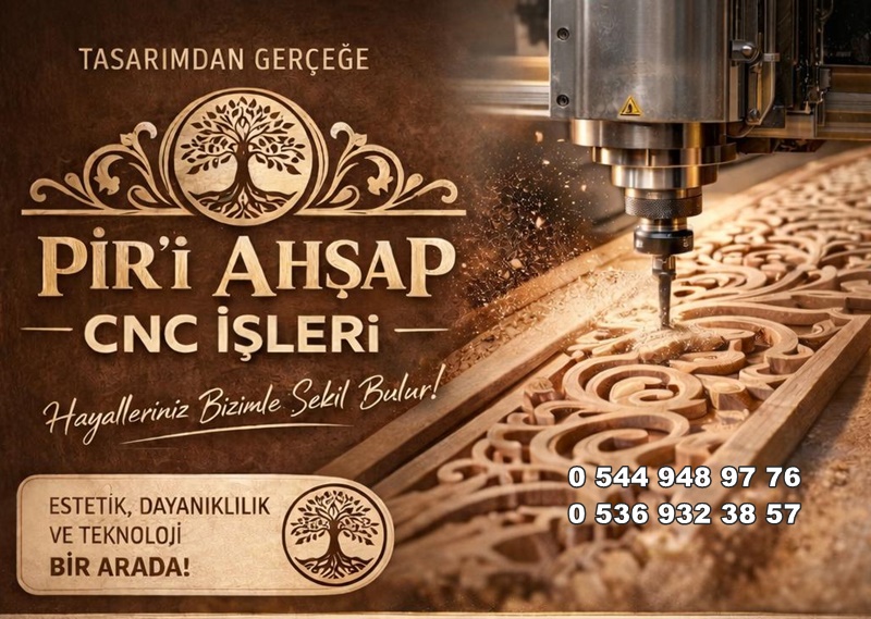 Boyabat Pir'i Ahşap CNC ile ahşapta hayalleriniz gerçeğe dönüşüyor.44