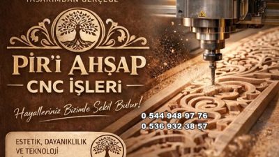 Pir'i Ahşap CNC İşleri, Boyabat’ta modern CNC teknolojisi ile MDF,