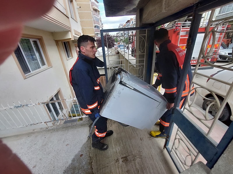Boyabat’ta  Mutfaktaki Tehlike Ucuz Atlatıldı!2