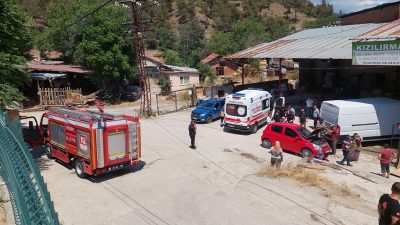 Boyabat Yeni Mahalle çıkışında kazalar durulmuyor! Virajı alamayarak metrelerce aşağı