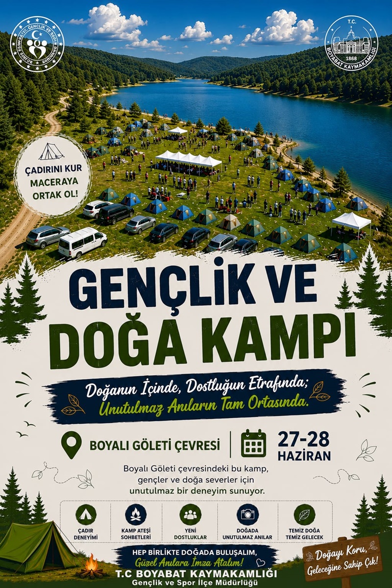 Çadırını Kur, Maceraya Ortak Ol! Boyabat Gençlik ve Doğa Kampı Başlıyor 2 Çadırını Kur, Maceraya Ortak Ol! Boyabat Gençlik ve Doğa Kampı Başlıyor01