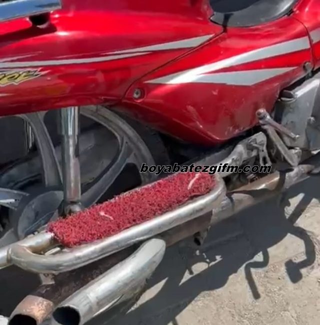 Boyabat’ta Gürültü Çıkaran Plakasız Motosiklete