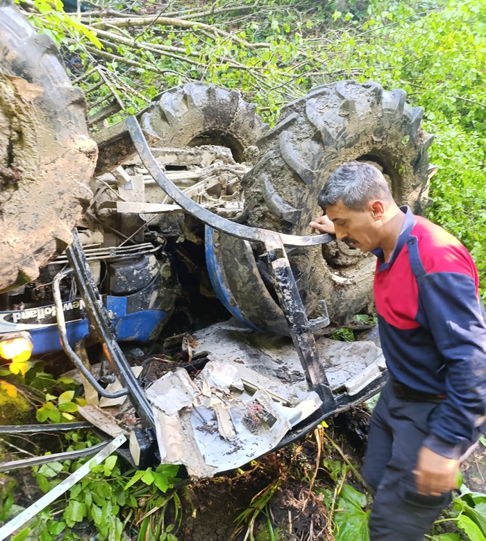 sinop boyabat traktor ucuruma uctu haberleri