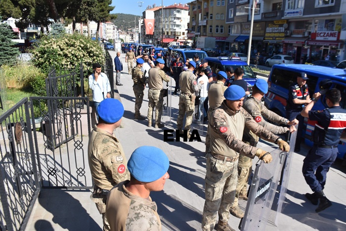 Sinop'un Boyabat ilçesinde yasa dışı