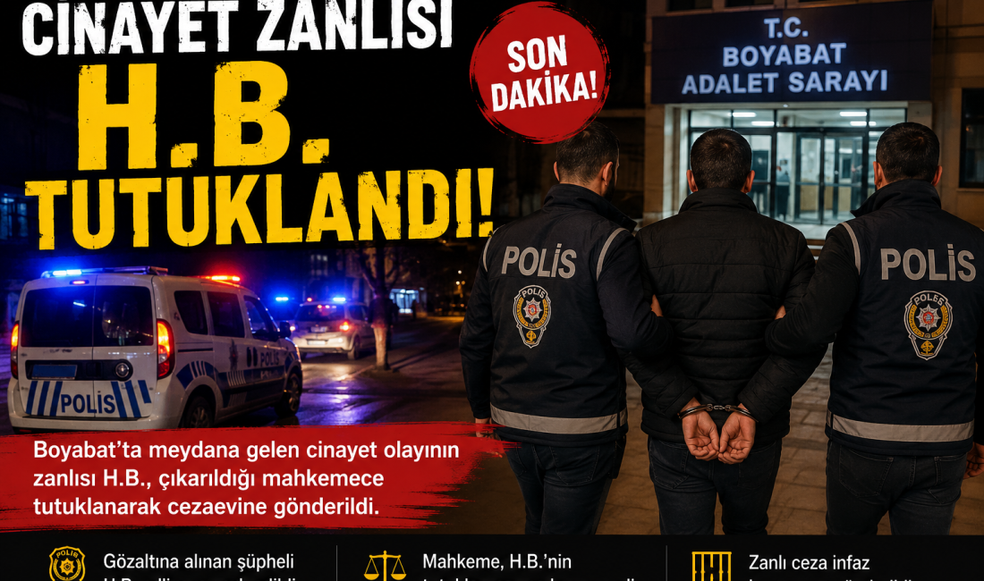 Sinop’un Boyabat ilçesinde dün akşam