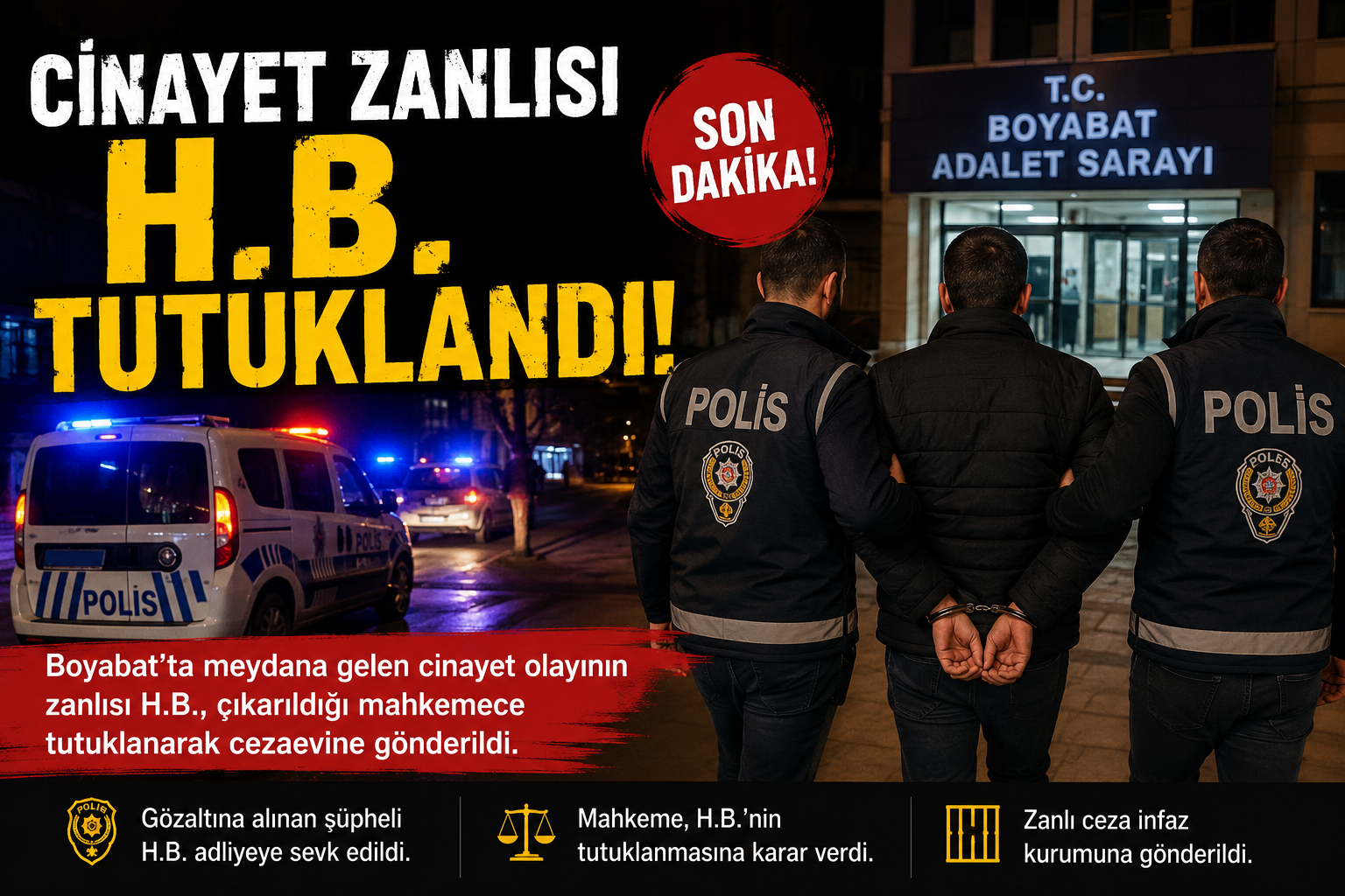 Sinop’un Boyabat ilçesinde dün akşam saatlerinde başlayan sözlü tartışma bıçaklı
