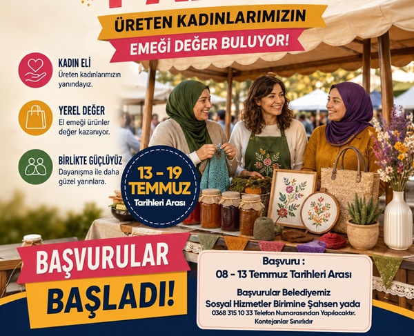 Boyabat Hanımeli Pazarı Başvuruları Başladı! Üreten Kadınlara Büyük Destek 1 Boyabat Hanımeli Pazarı Başvuruları Başladı! Üreten Kadınlara Büyük Destek