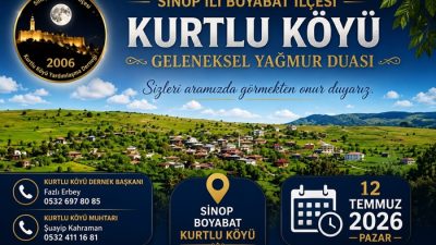 Sinop Boyabat Kurtlu Köyü Geleneksel Yağmur Duası, 12 Temmuz 2026
