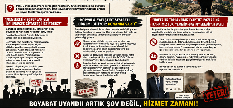 Boyabat’ta Siyasetin Kimyası Bozuldu: "Biz Sosyal Medyaya Koyduk, Oradan Alın":88