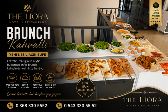 Bölgenin En İyisi The Liora Hotel Restaurant’ta Yeni Nesil Açık Büfe Brunch Rüzgarı! 2 Bölgenin En İyisi The Liora Hotel Restaurant’ta Yeni Nesil Açık Büfe Brunch Rüzgarı!5757