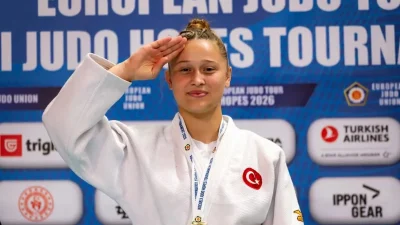 Milli judocu Aylin Melisa Abalı, Avrupa Judo Şampiyonası'nda 63 kilogram