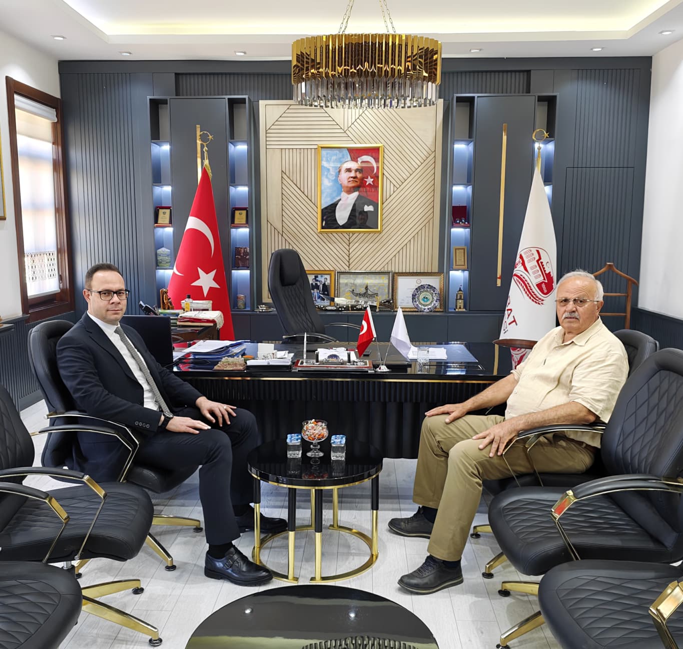 Boyabat Belediye Başkanı Hasan Kara'dan Cumhuriyet Başsavcısı Yunus Güven'e Ziyaret57