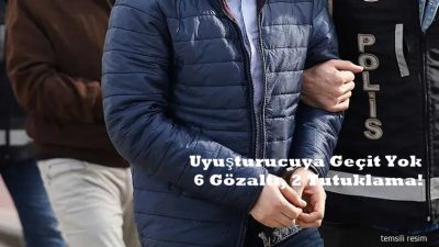 Boyabat'ta düzenlenen uyuşturucu operasyonunda 1 haftada  6 kişi gözaltına