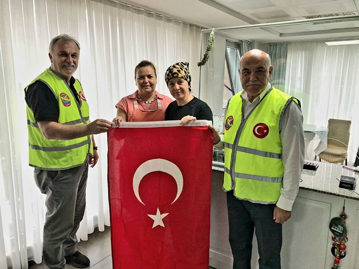 Esnafin Dukkanina Sanli Al Bayrak THK Sinop Subesi 57