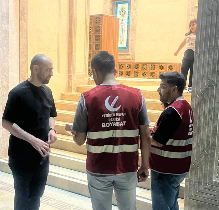 Yeniden Refah Partisi Boyabat Gençlik Kolları, Mevlid Kandili dolayısıyla ilçe