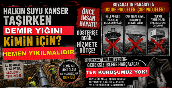 Suni Gündemlerle Göz Boyama Devri Bitti. Kanserojen Şebeke Dururken 'Ucube' Projeler Mazeret Olamaz! 1 Suni Gündemlerle Göz Boyama Devri Bitti. Kanserojen Şebeke Dururken 'Ucube' Projeler Mazeret Olamaz!