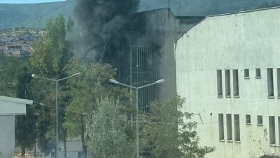Sinop'un Boyabat ilçesinde eski 75. Yıl Devlet Hastanesi binasının morg