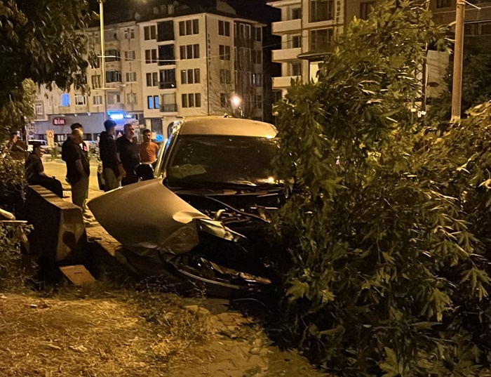 Bu Gece Otomobiller Pusulayı Şaşırdı Otomobil Ağacı Devirdi, Biri Dükkana Girdi: Yaralılar Var57