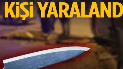 Sinop'un Boyabat ilçesinde Döme Yolu üzerinde çıkan tartışmanın bıçaklı kavgaya
