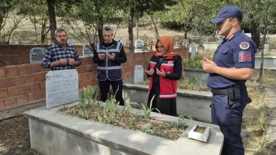 19 Eylül Gaziler Günü dolayısıyla Sinop’un Boyabat ilçesinde şehitlik ziyaretleri