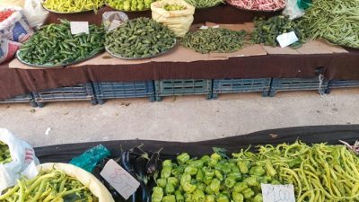Boyabat pazarı bu hafta yerli ürünler ile hal mahsullerinin rekabetine
