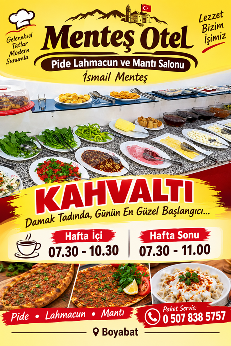 Boyabat Pide, Lahmacun ve Mantı Salonu Menteş Otel 4 Boyabat Pide, Lahmacun ve Mantı Salonu Menteş Otel1221