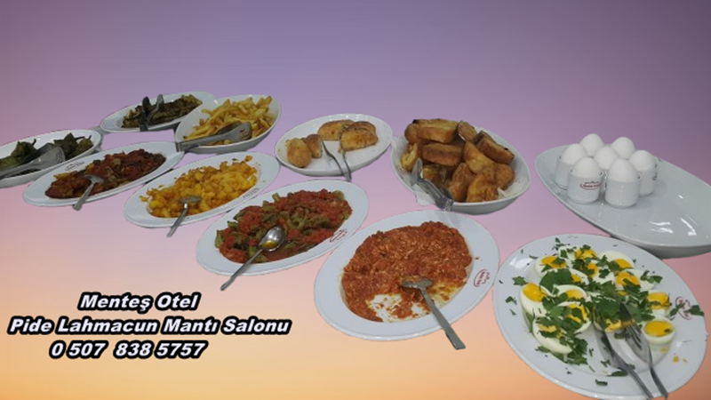 Boyabat Pide, Lahmacun ve Mantı Salonu  Menteş Otel kahvaltı