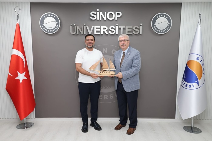 Sinop Üniversitesi Rektörü Prof. Dr. Şakir Taşdemir’e TÜGVA ve Vergi Başmüfettişliği Heyetinden Ziyaret33