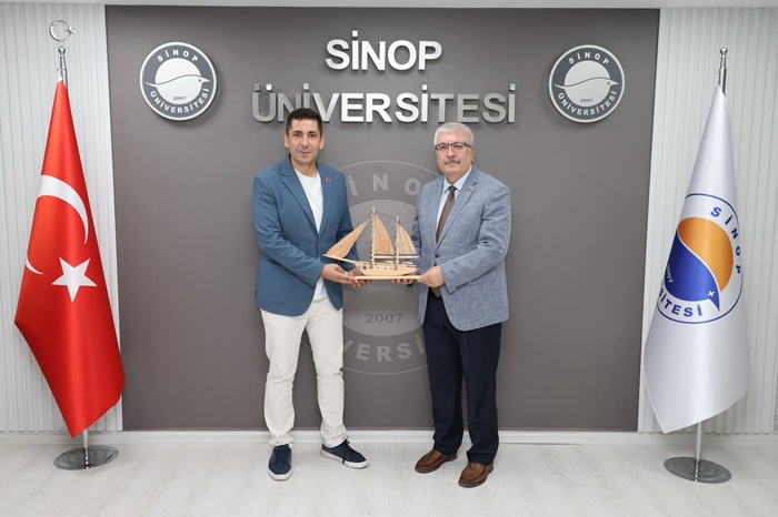 Sinop Üniversitesi Rektörü Prof. Dr. Şakir Taşdemir’e TÜGVA ve Vergi Başmüfettişliği Heyetinden Ziyaret22